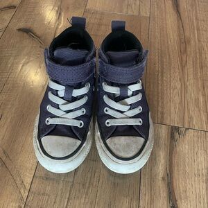 Converse Kids' Dark Purple High-Top Sneakers